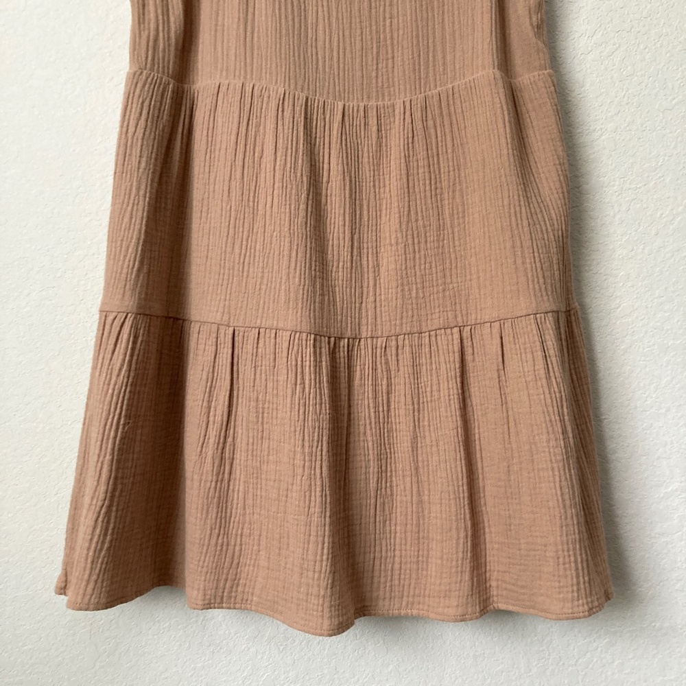 Tan Babydoll Dress- Le Lis - Picture 7 of 10